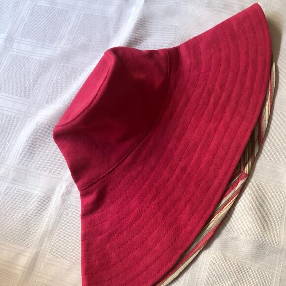 Le prince jardinier colorful striped dress and matching hat size 10 - Picture 8 of 9